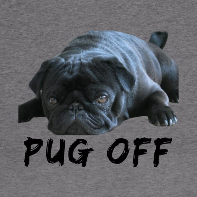 Pug Off Sleeping Pug Dog by Graffix